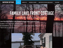 Tablet Screenshot of bayview-cottage.com